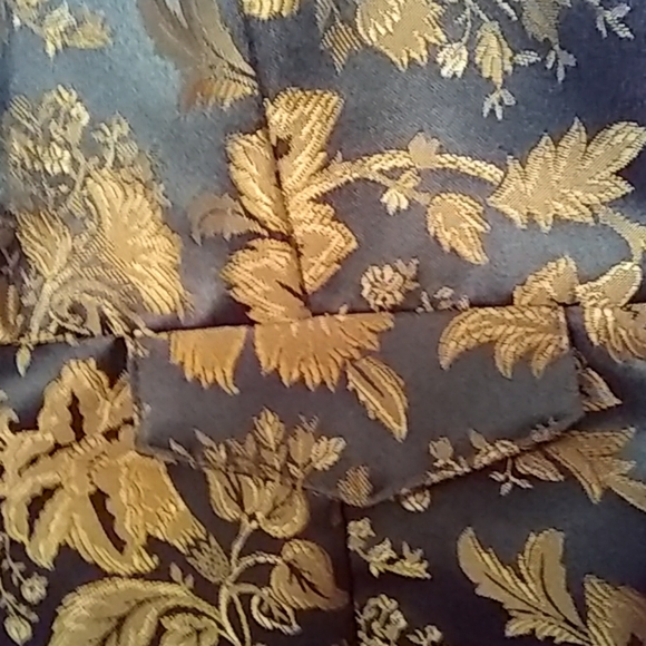 Mood's Vintage Silk Brocade Dress Filenes - Picture 3 of 8